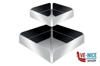 altri CUSIO-PORTABUSTINE 2 CONTENITORI IN ACCIAIO INOX 18-10 CM 21X21 H 18,5 605 CERUTTI INOX SRL UNINOMINALE