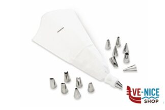 utensili vari per dolci DAILY SACCO DECORATORE PROFESIONALE CON 14 BECCUCCI IN ACCIAIO INOX GHIDINI CIPRIANO