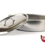inox DAISY-CASSERUOLA OVALE CM.38 CON COPERCHIO 188 PER INDUZIONE MONTINI GUERINO SNC
