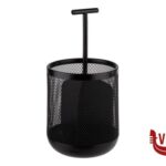 inox DART- CESTINO IN METALLO A 3 COMPARTIMENTI DIAMETRO CM 12 H 25 NERO, INSERTI IN SILICONE APS  ASSHEUER POTT GMBH E CO KG