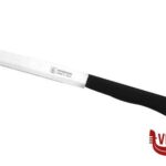 acciaio DE LUXE-CONFEZIONE 6 COLTELLI BISTECCA-PIZZA LAMA CM 12 NERO COLTELLERIE INOX BONOMI