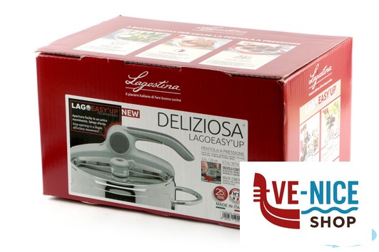 inox DELIZIOSA EASYUP-PENTOLA A PRESSIONE CM 22 LT 3,5 10522 LAGOSTINA - immagine 3