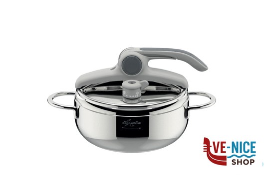 inox DELIZIOSA EASYUP-PENTOLA A PRESSIONE CM 22 LT 3,5 10522 LAGOSTINA