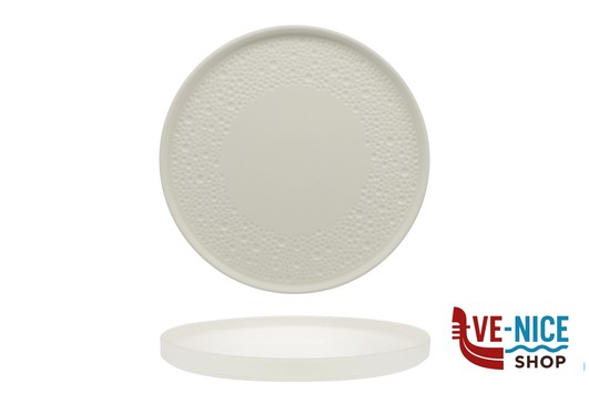 ceramica DEVA BIANCO-PIATTO NORDIC CM 28 ALLUMINA IMPORT TAVOLA PROFESSIONAL