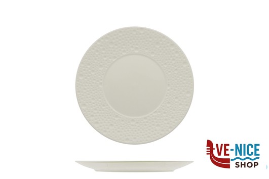 ceramica DEVA BIANCO-PIATTO PIANO CM 20,9 H 2 ALLUMINA IMPORT TAVOLA PROFESSIONAL