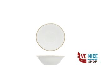 ciotolina DIANA GOLD - COPPETTA CM 13 CON DOPPIO FILO ORO AL BORDO 3MM E AL MARLY 1MM IMPORT TAVOLA PROFESSIONAL