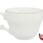 tazze da caffe' DIANA GOLD - TAZZA CAFFE CL 9 CON DOPPIO FILO ORO AL BORDO 3MM E AL MARLY 1MM IMPORT TAVOLA PROFESSIONAL