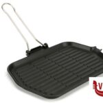 piastre per cottura DIETELLA - BISTECCHIERA GHISA RETTANGOLARE CM.21X30 ANCHE PER INDUZIONE ILSA