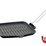 piastre per cottura DIETELLA - BISTECCHIERA GHISA QUADRATA CM.24 ANCHE PER  INDUZIONE   200-24 ILSA