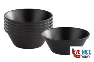 ciotolina DIP BOWLS-SET 6 COPPETTE INOX GRIGIO SCURO CM 6H2,5 ML40 APS ASSHEUER POTT GMBH E CO KG