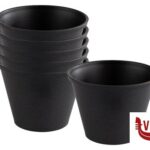 ciotolina DIP BOWLS-SET 6 COPPETTE INOX GRIGIO CM 6H4,5 60ML APS  ASSHEUER POTT GMBH E CO KG