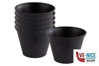 ciotolina DIP BOWLS-SET 6 COPPETTE INOX GRIGIO CM 6H4,5 60ML APS ASSHEUER POTT GMBH E CO KG