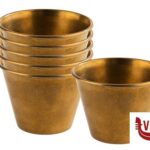 ciotolina DIP BOWLS-SET 6 COPPETTE CM 6XH.4,5 ACCIAIO EFFETTO ORO APS  ASSHEUER POTT GMBH E CO KG