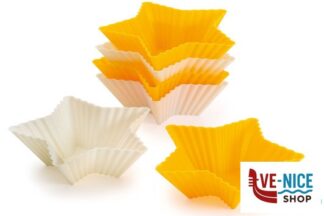 0 DOLCE - SET 6 PIROTTINI A STELLA IN SILICONE   ART.1471 GHIDINI CIPRIANO
