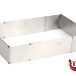utensili vari per dolci DOLCE ANELLO REGOLABILE RETTANGOLARE 24X20-46X36 2027 GHIDINI CIPRIANO