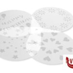 utensili vari per dolci DOLCE SET 4 STENCIL CM.20           2029 GHIDINI CIPRIANO