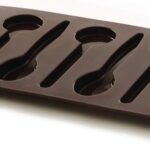 preparazione cibi STAMPO PER CIOCCOLATINI IN SILICONE A FORMA DI CUCCHIAIO GHIDINI CIPRIANO