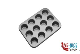 utensili vari per dolci DOLCI - PLATEAU A 12 FORME PER MUFFINS 3GD122G DIAM. CM. 7,5 PEDRINI