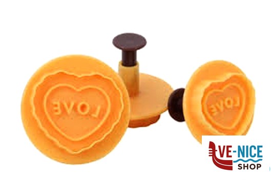 utensili vari per dolci DOLCI - SET 3 TAGLIAPASTA CUORE  03GD254 PEDRINI