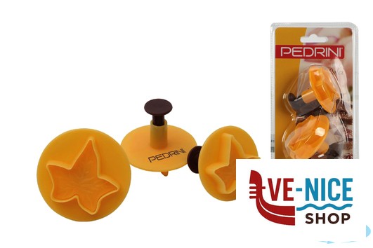 utensili vari per dolci DOLCI - SET 3 TAGLIAPASTA EDERA  03GD253 PEDRINI - immagine 2