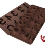 preparazione cibi DOLCI - STAMPO CIOCCOLATINI. NUMERI 3GD315 PEDRINI