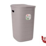 porta biancheria DOMUS-PORTABIANCHERIA LT.50 37X36XH.56 COLOR GREIGE STEFANPLAST