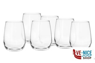 bicchieri acqua DUCALE - CONFEZIONE 6 BICCHIERI ACQUA CL 38 BORGONOVO