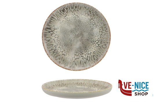porcellana DUST-PIATTO PIANO BORDO ALTO CM.28 FF0251692097 MESA CERAMICS LDA