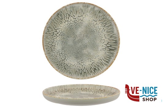 porcellana DUST-PIATTO PIANO BORDO ALTO CM.33 FF0241691557 MESA CERAMICS LDA
