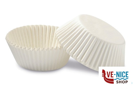 preparazione cibi EASY BAKE-SET 100 PIROTTINI BIANCHI CM.7 15749 GUARDINI