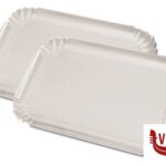 preparazione cibi EASY BAKE-SET 2 VASSOI RETTANGOLARI BIANCHI CM.33X43   15742 GUARDINI