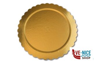 preparazione cibi EASY BAKE-SET 2 VASSOI ROTONDI ORO CM.34 GUARDINI