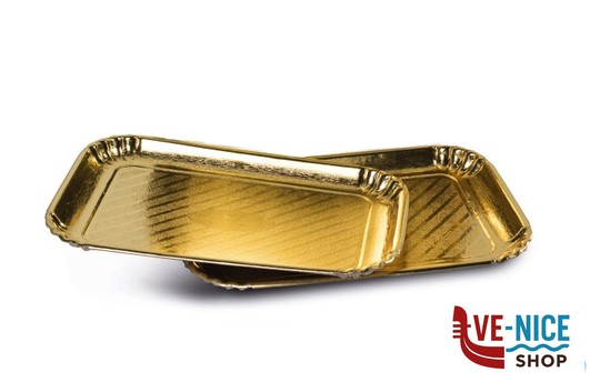 preparazione cibi EASY BAKE-SET 2 VASSOI RET.ORO 28X42 GUARDINI