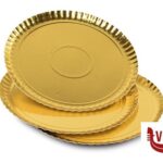 preparazione cibi EASY BAKE-SET 3 VASSOI ORO CM 24 GUARDINI