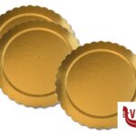 preparazione cibi EASY BAKE-SET 3 VASSOI ROTONDI ORO CM.31 GUARDINI