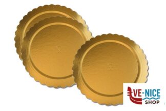 preparazione cibi EASY BAKE-SET 3 VASSOI ROTONDI ORO CM.31 GUARDINI