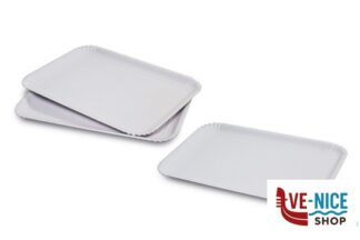 preparazione cibi EASY BAKE-SET 3 VASSOI RETTANGOLARI BIANCHI CM 23X31 GUARDINI