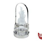 oliera/sale  pepe EASY MENAGE 4 PEZZI OLIO-ACETO-SALE E PEPE (CON AMPOLLE INCLUSE) INOX CM.12 ILSA