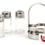 oliera/sale  pepe EASY-STAND SALE PEPE STUZZICADENTI SET 3 PEZZI INOX 12520000IVV ILSA