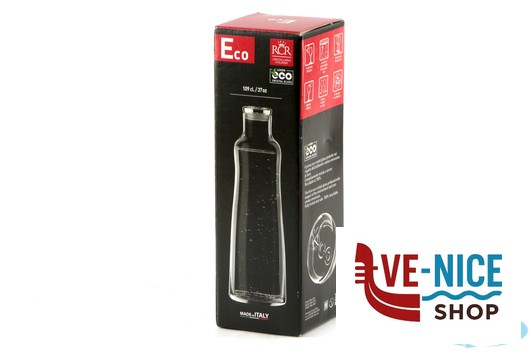 vetro ECO - BOTTIGLIA ACQUA IN VETRO LT.1 H.27,2 RCR CRISTALLERIA ITALIANA - immagine 4