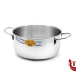 inox ECO - CASSERUOLA FONDA 2MANICI CM14 INOX 205-14 METALSOMMA