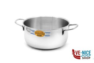 inox ECO - CASSERUOLA FONDA 2MANICI CM18 INOX 205-18 METALSOMMA