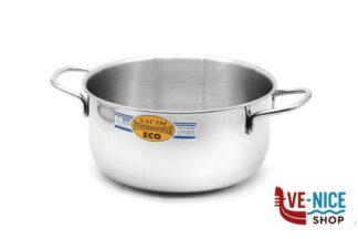 inox ECO - CASSERUOLA FONDA 2MANICI CM20 INOX 205-20 METALSOMMA