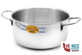 inox ECO - CASSERUOLA FONDA 2MANICI CM30 INOX 205-30 METALSOMMA