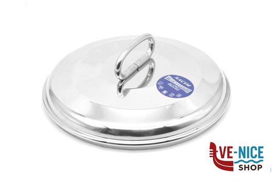 inox ECO - COPERCHIO BOMBATO CM 24 INOX 209-24 METALSOMMA