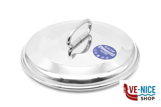 inox ECO - COPERCHIO BOMBATO CM 26 INOX 209-26 METALSOMMA