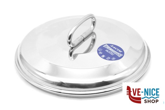 inox ECO - COPERCHIO BOMBATO CM 28 INOX 209-28 METALSOMMA