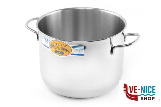 inox ECO - PENTOLA 2 MANICI CM 28 INOX 202-28 METALSOMMA
