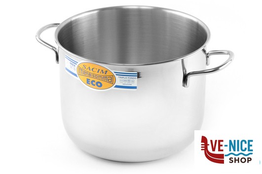 inox ECO - PENTOLA 2 MANICI CM 30 INOX 202-30 METALSOMMA