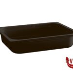 gastronorm ECOLINE-CONTENITORE GN 1/2 CM 32,5 X 26,5 XH. 6,5  3,4 LITRI IN MELAMINA, NERO APS  ASSHEUER POTT GMBH E CO KG